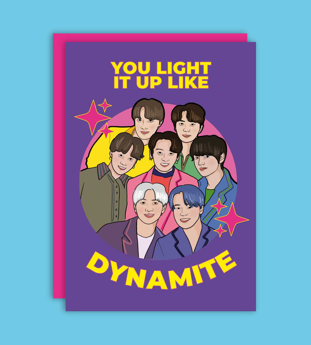 Je Straalt Als Dynamiet Wenskaart