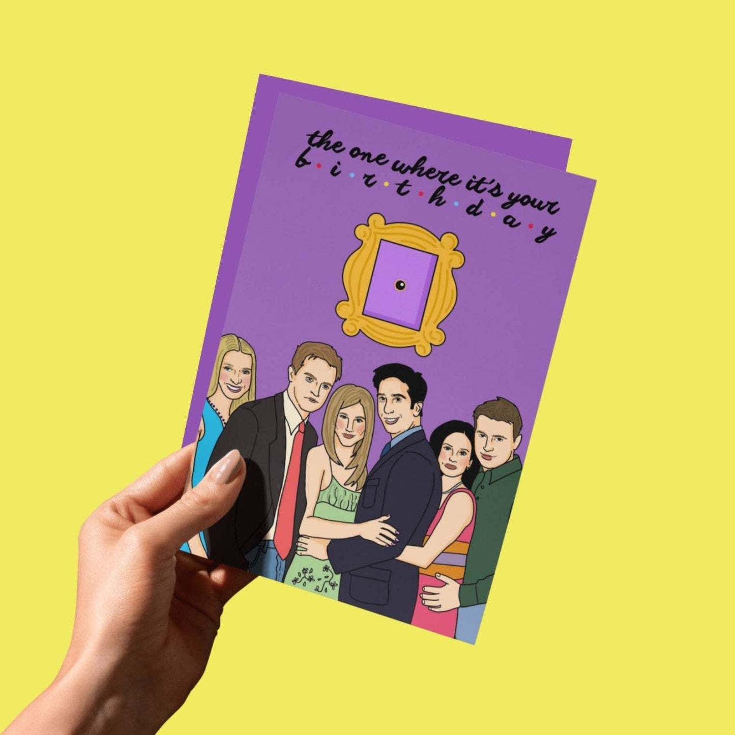 Die keer dat het jouw verjaardag is — Friends-wenskaart