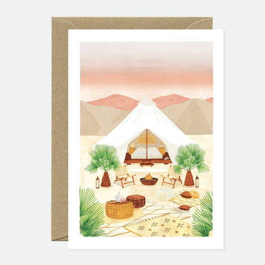 Glamping - Wenskaart