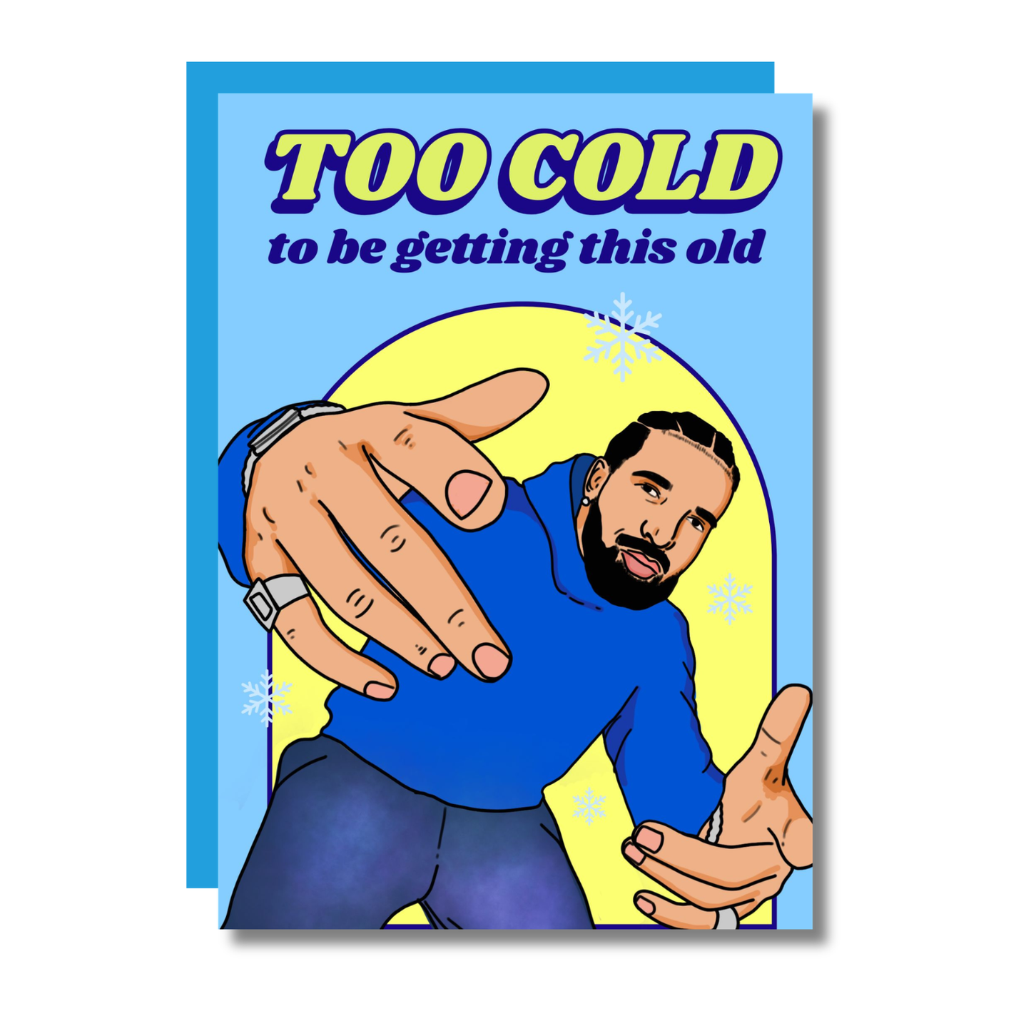 Te cool om zo oud te worden — Iceman Rapper verjaardagskaart