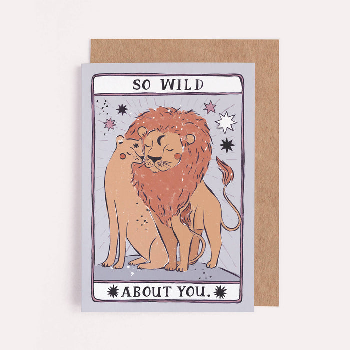 Wild About You Kaart | Jubileumkaarten | Liefde Tarotkaart
