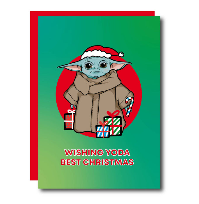 Wishing Yo Da Best kerstkaart