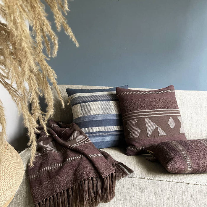Crafty kastanjebruine plaid
