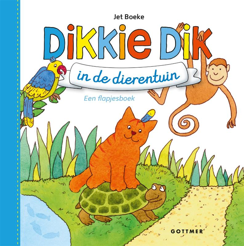Dikkie Dik in de dierentuin - voorkant