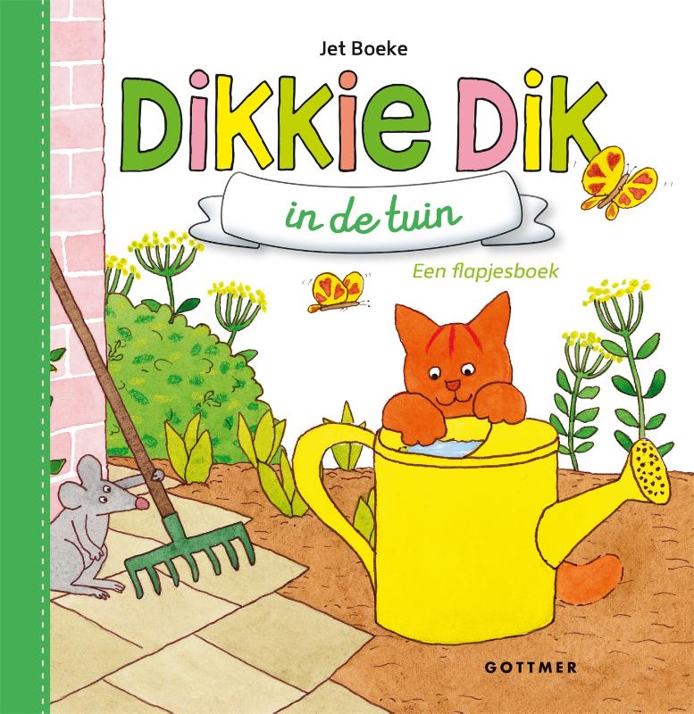 Dikkie Dik in de tuin - voorkant