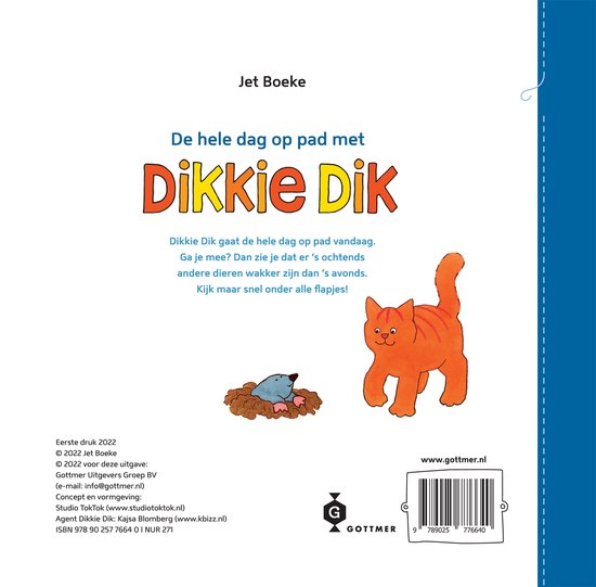 De hele dag op pad met Dikkie Dik - achterkant