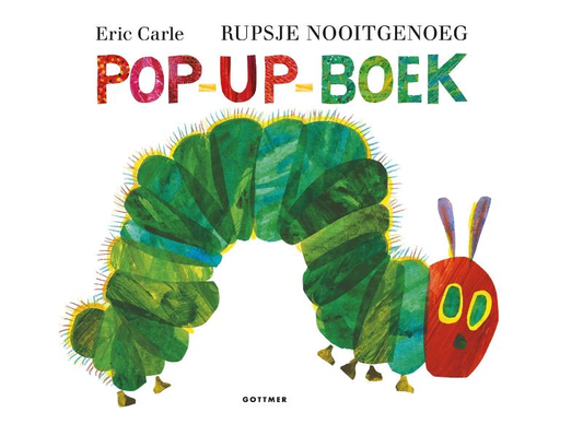 Rupsje Nooitgenoeg Pop-up-boek - voorkant