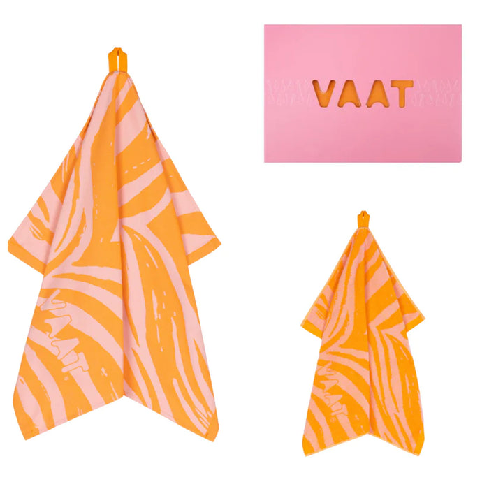 VAAT AMSTERDAM  Gift set I love zebra - pink / orange