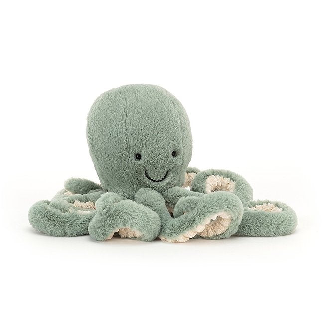Jellycat Octopus Odyssey Knuffel Groen Small 23 cm
